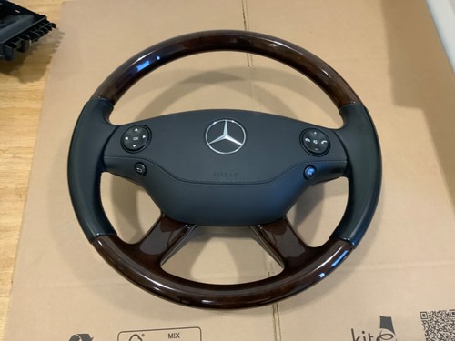 Volante legno mercedes w221 - volante, in